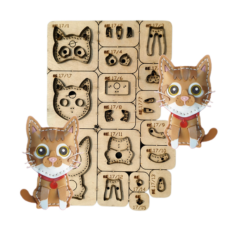 Japanese Knife - Orange Cat No. 2 pendant bag
