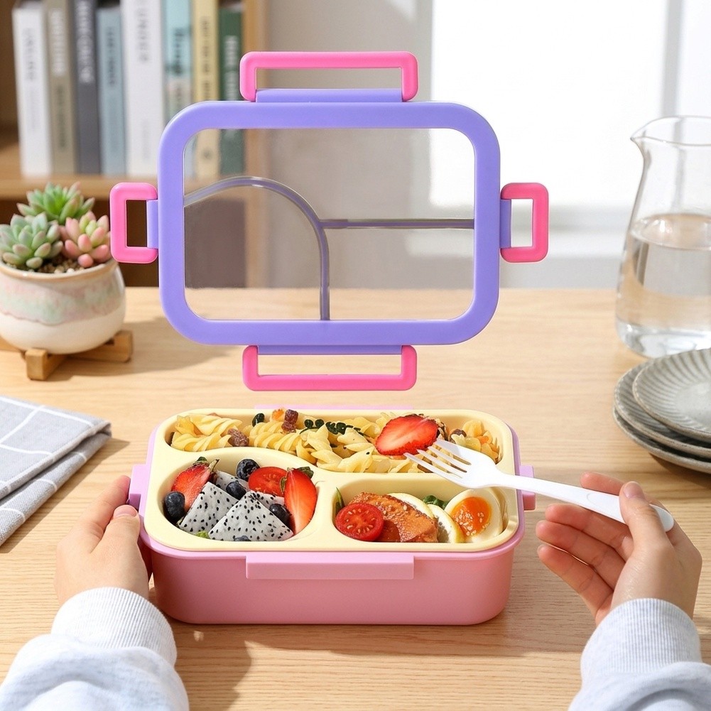 Bento Box - Stainless Steel Bento/Box 3 Compartment Leak-Proof
