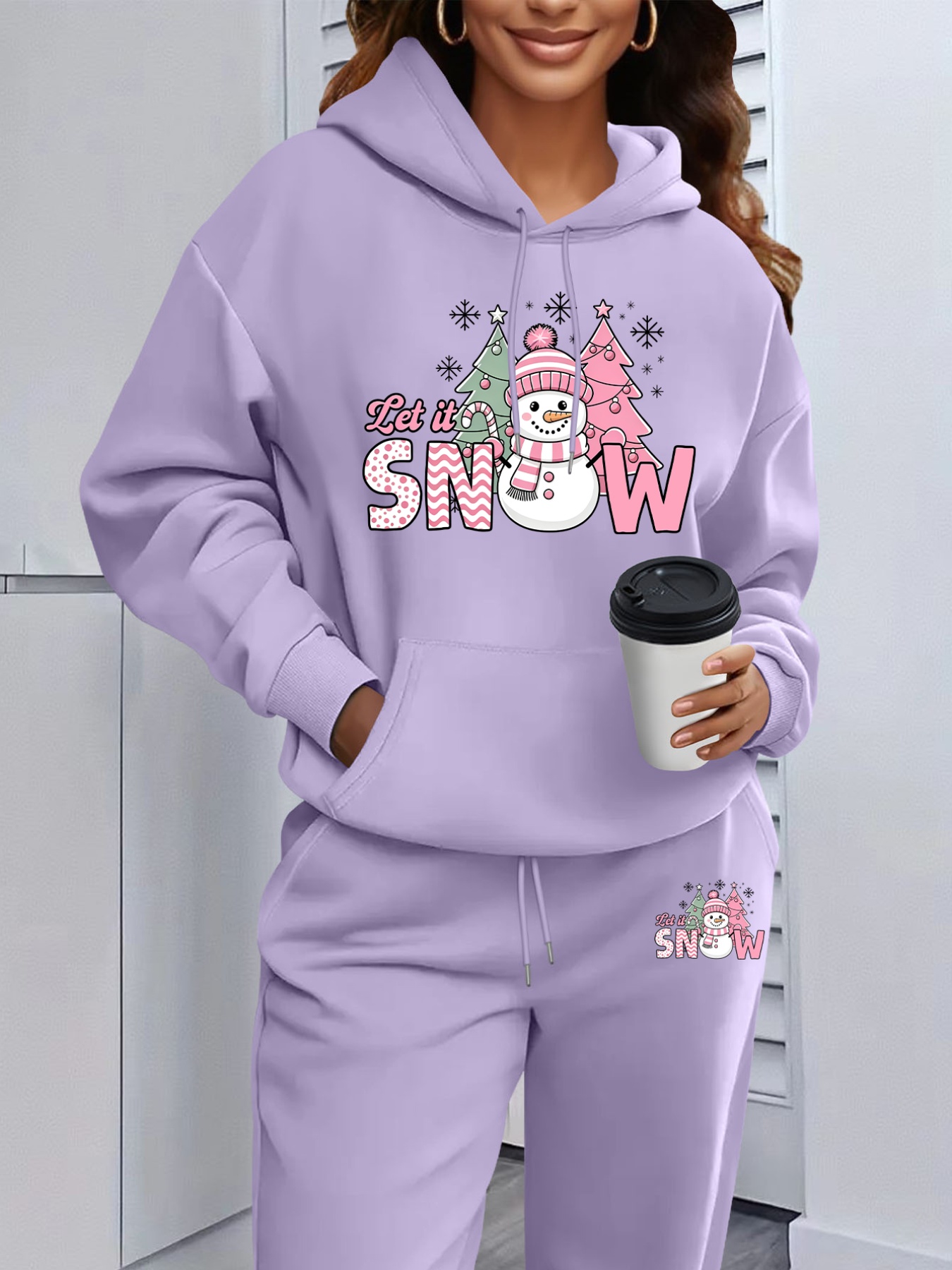 Women 2 Piece Outfit Winter Ho - огляд і ціна Matcha