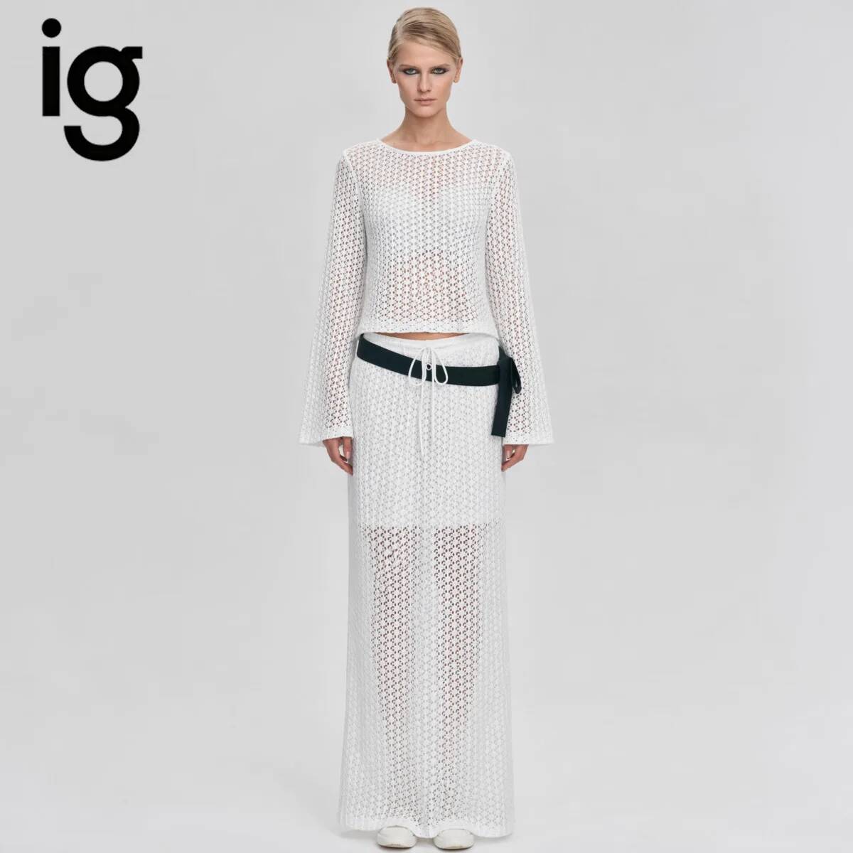 IG 2026 Women's Hollow Out Kni - огляд і ціна Matcha