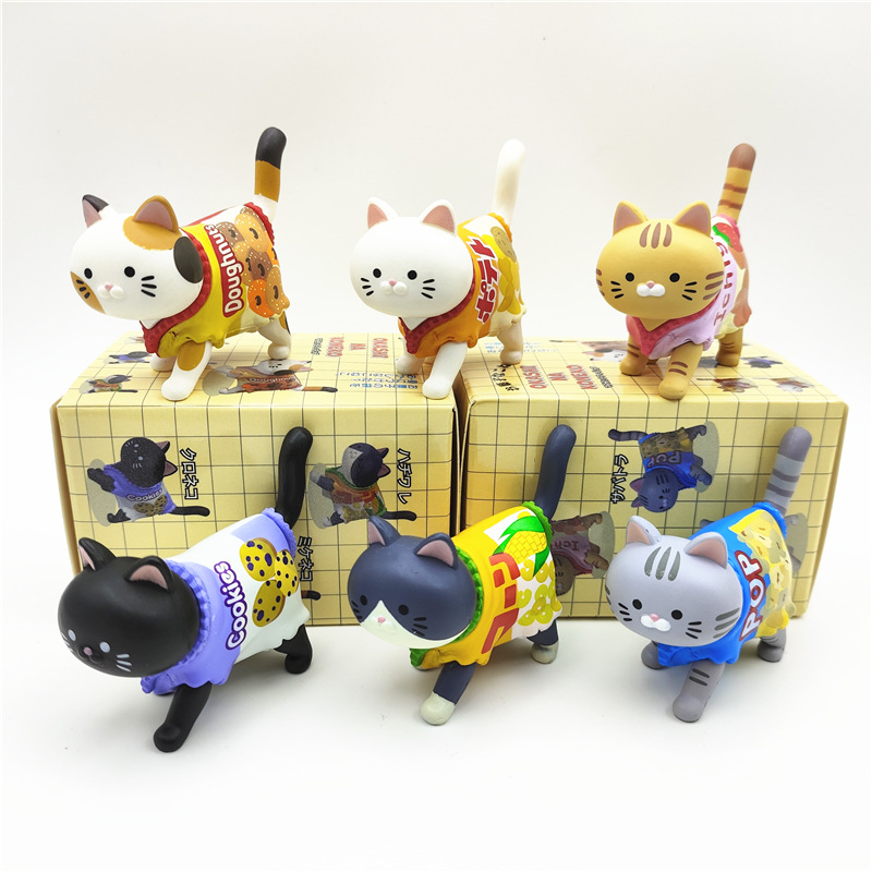 Cute Cat Blind Box Wearing Can - огляд і ціна Japanese Snacks