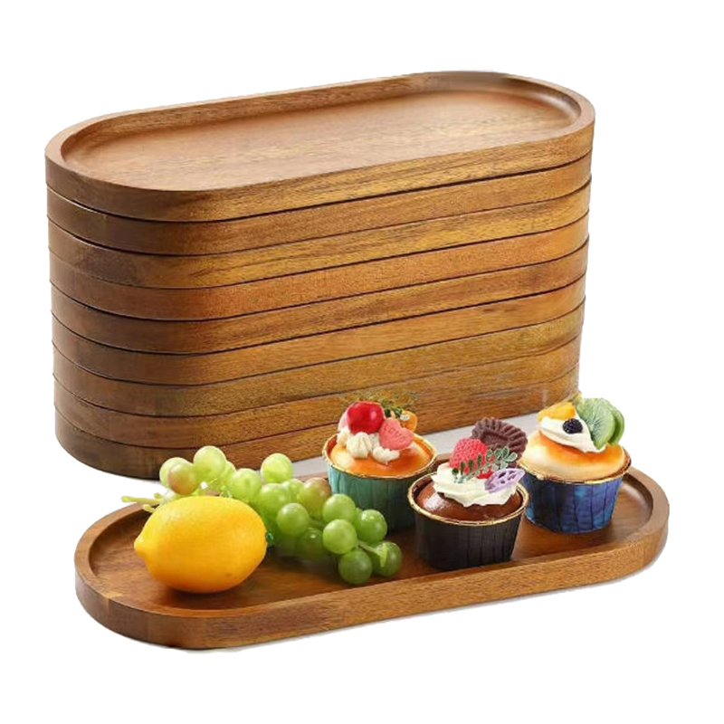 Tableware Solid Wood Dessert P - огляд і ціна Japanese Snacks
