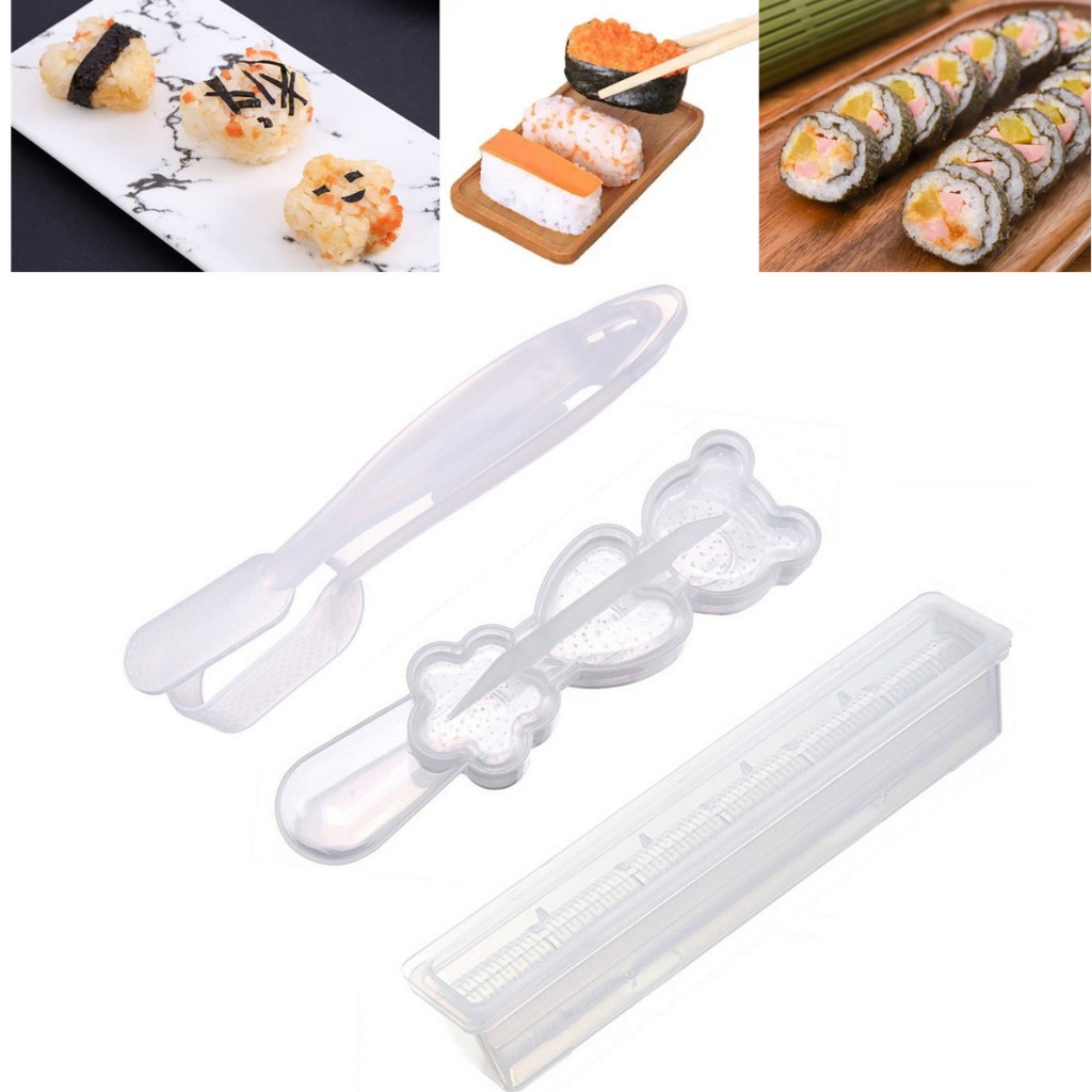 3Pcs/Set Sushi Mold Set, DIY W - огляд і ціна Sushi Making Kit