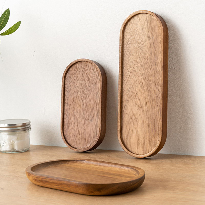 Tableware Solid Wood Round Des - огляд і ціна Japanese Snacks